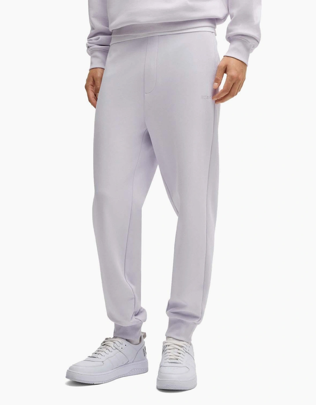 Hugo Boss Men's Dayote Logo Print Tracksuit Bottoms - Purple - Size: XL