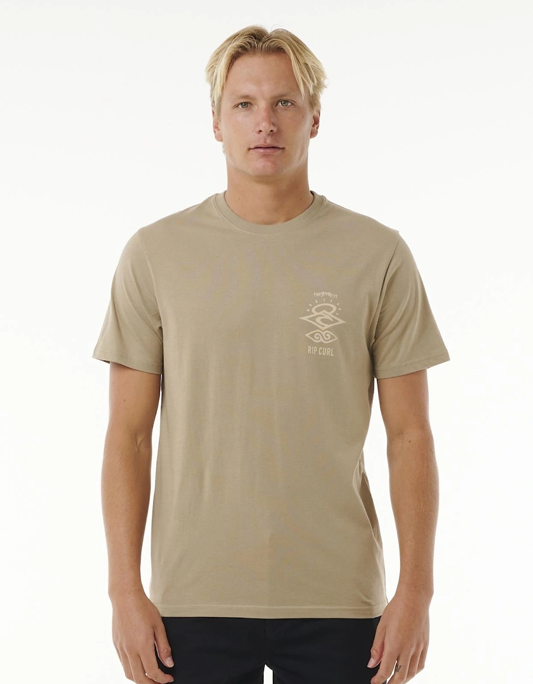 Rip Curl Mens Search Icon Short Sleeve Crew Neck T-Shirt, 2 of 1