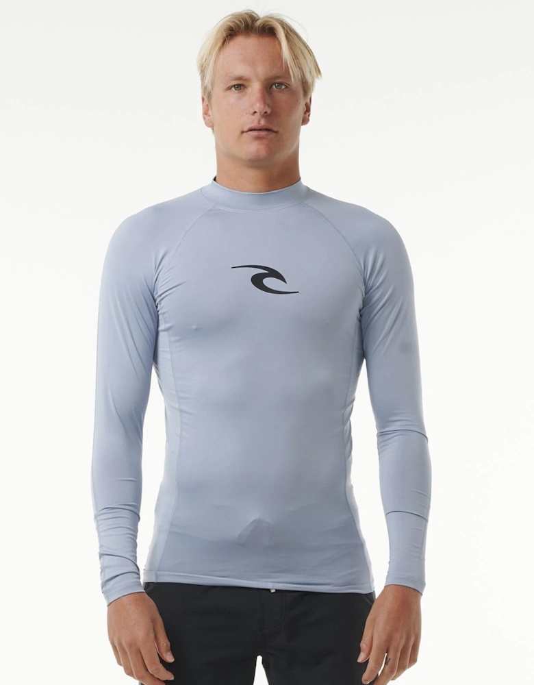 Rip Curl Mens Waves UPF 50 Perf Long Sleeve Rash Vest