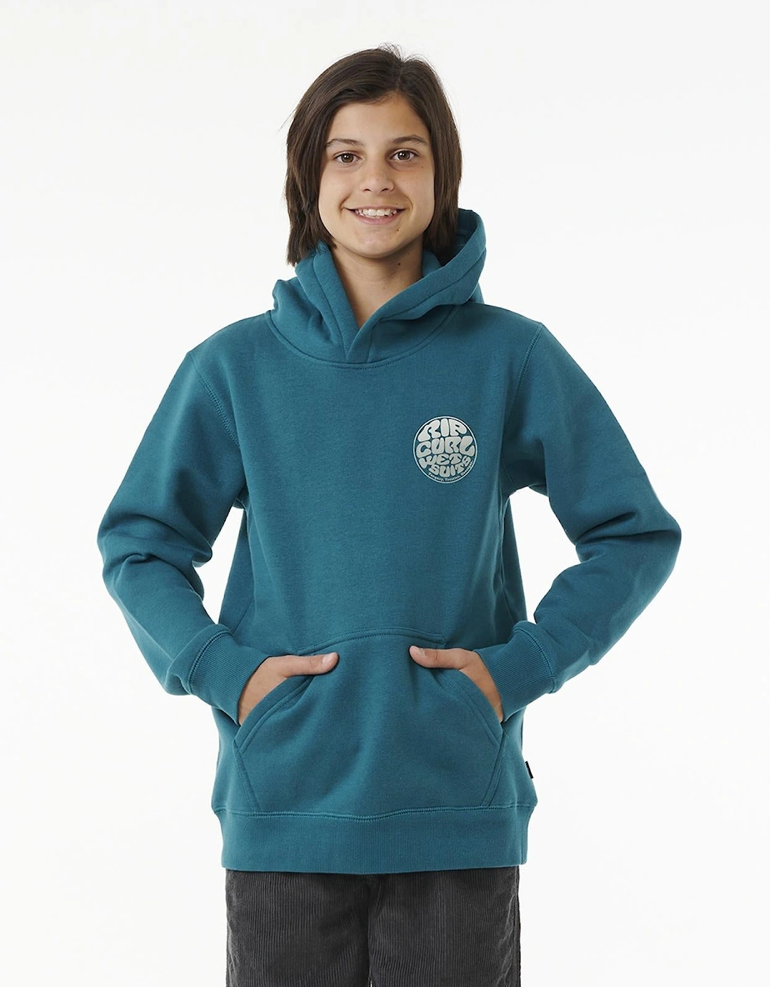 Ripcurl Rip Curl Kids Wetsuit Icon Hoodie - Blue - Size: 12 yrs