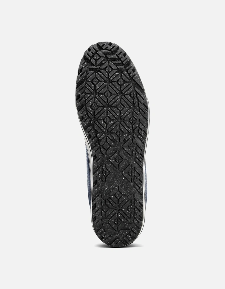 Mens Counter Climate Leather Hi Trainers - Black/White