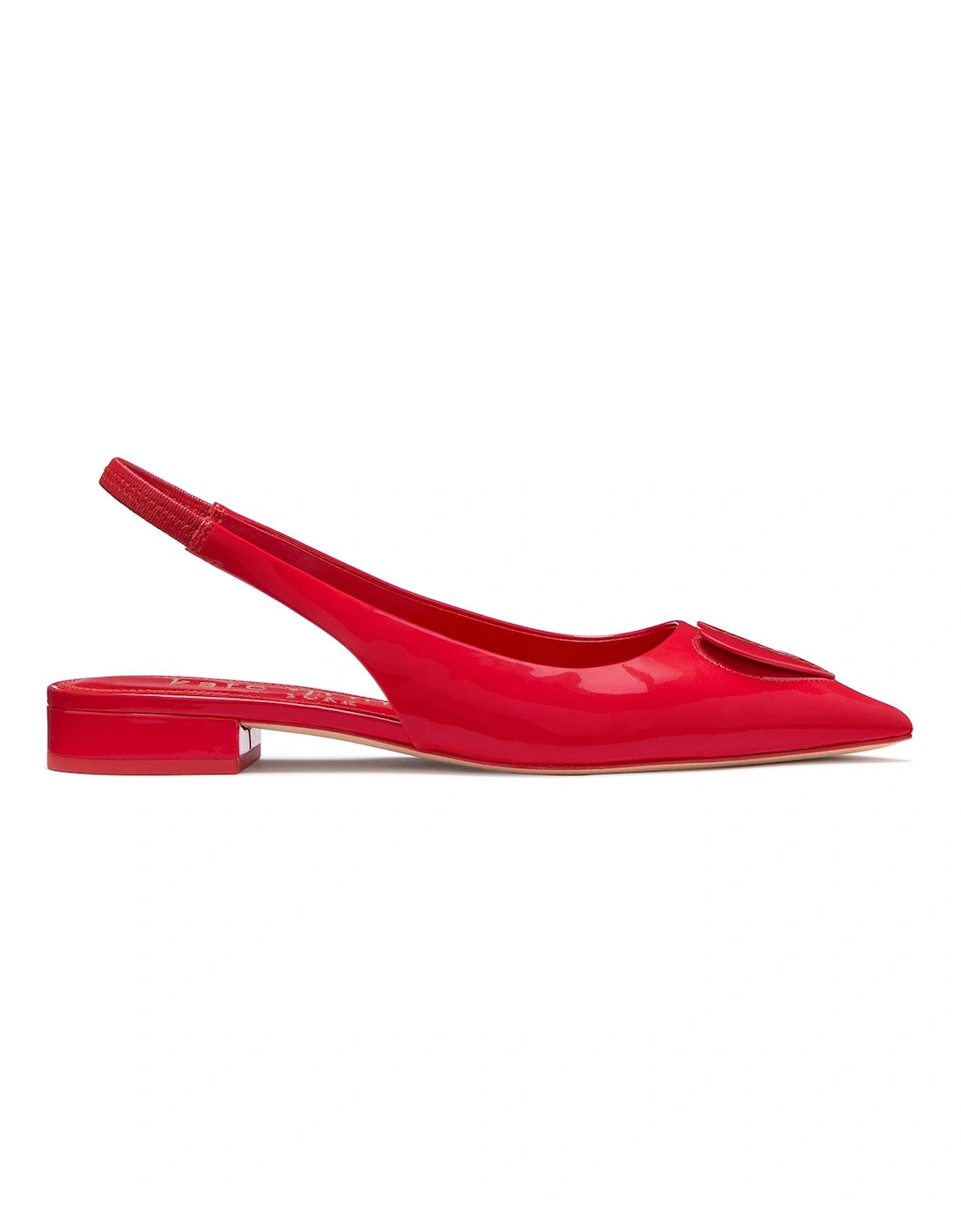 Perfect Pair Heart Slingback Flat - Red, 7 of 6