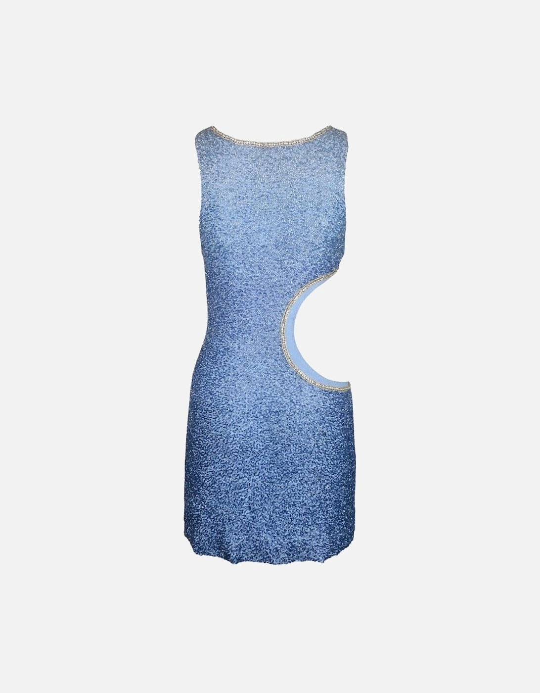 Athena Navy Cut-Out Beaded Mini Dress – Daphne x Oceanus