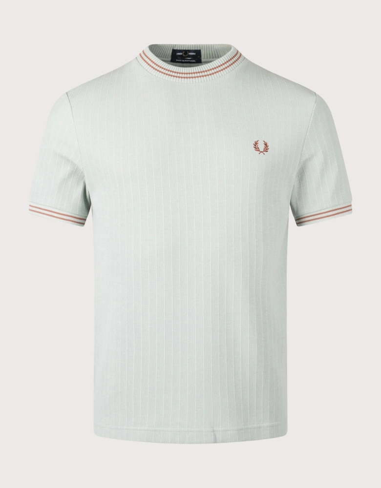 Ribbed Jersey T-Shirt