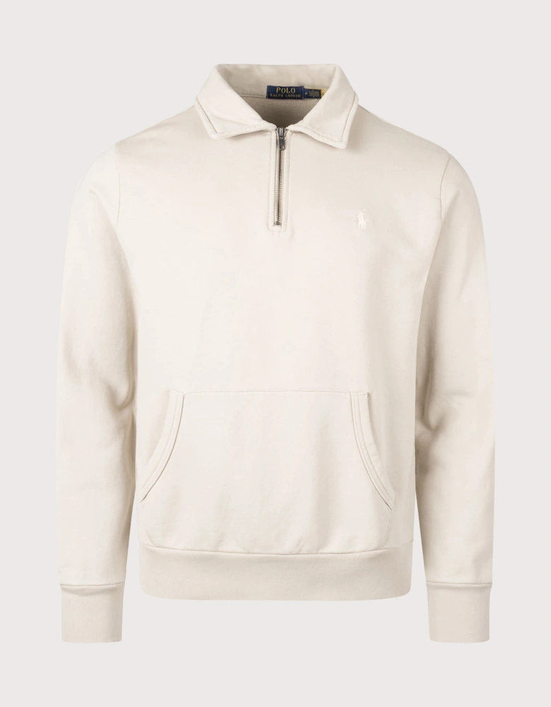 Quarter Zip Loopback Terry Sweatshirt