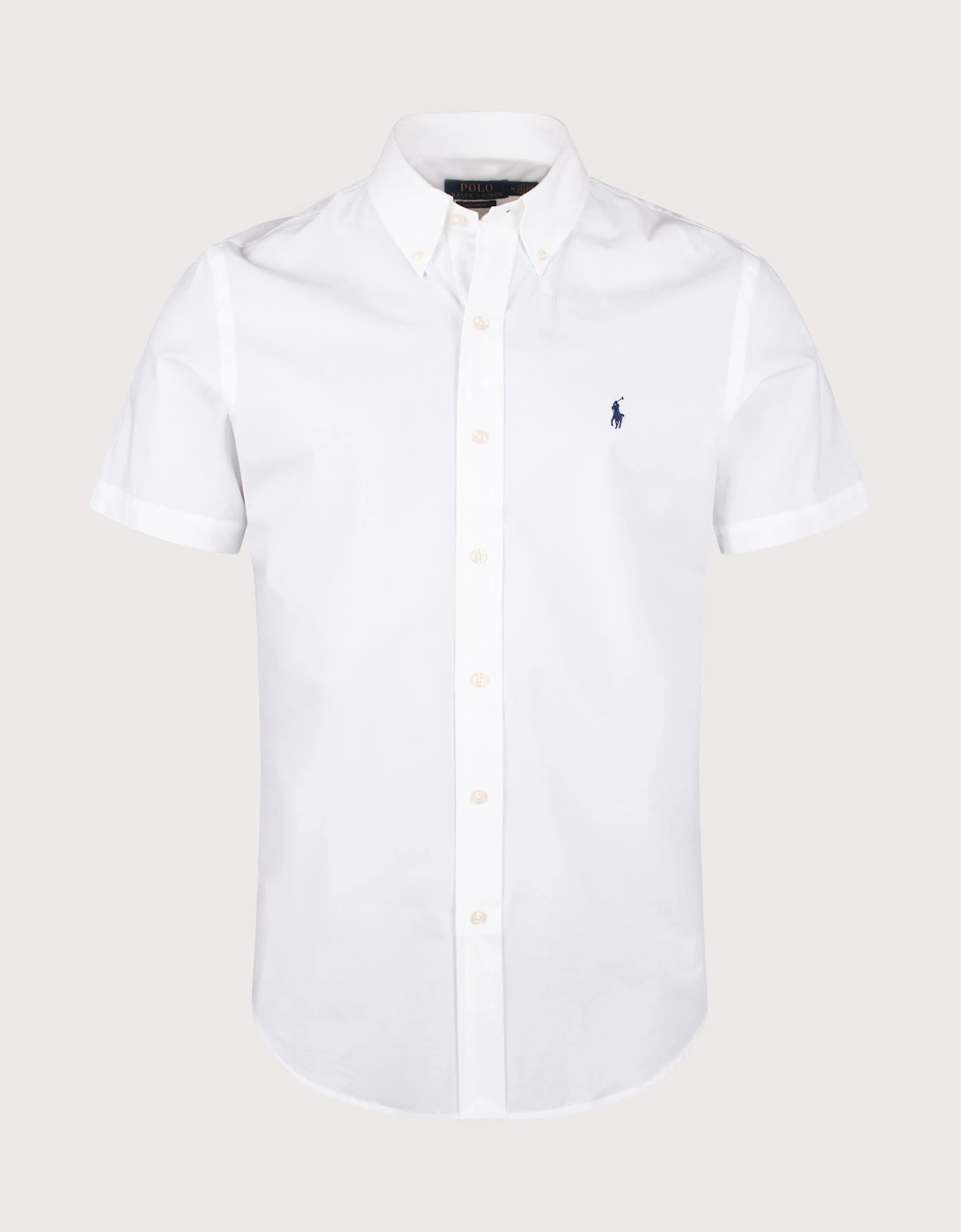 Custom Fit Short Sleeve Stretch Poplin Shirt, 4 of 3