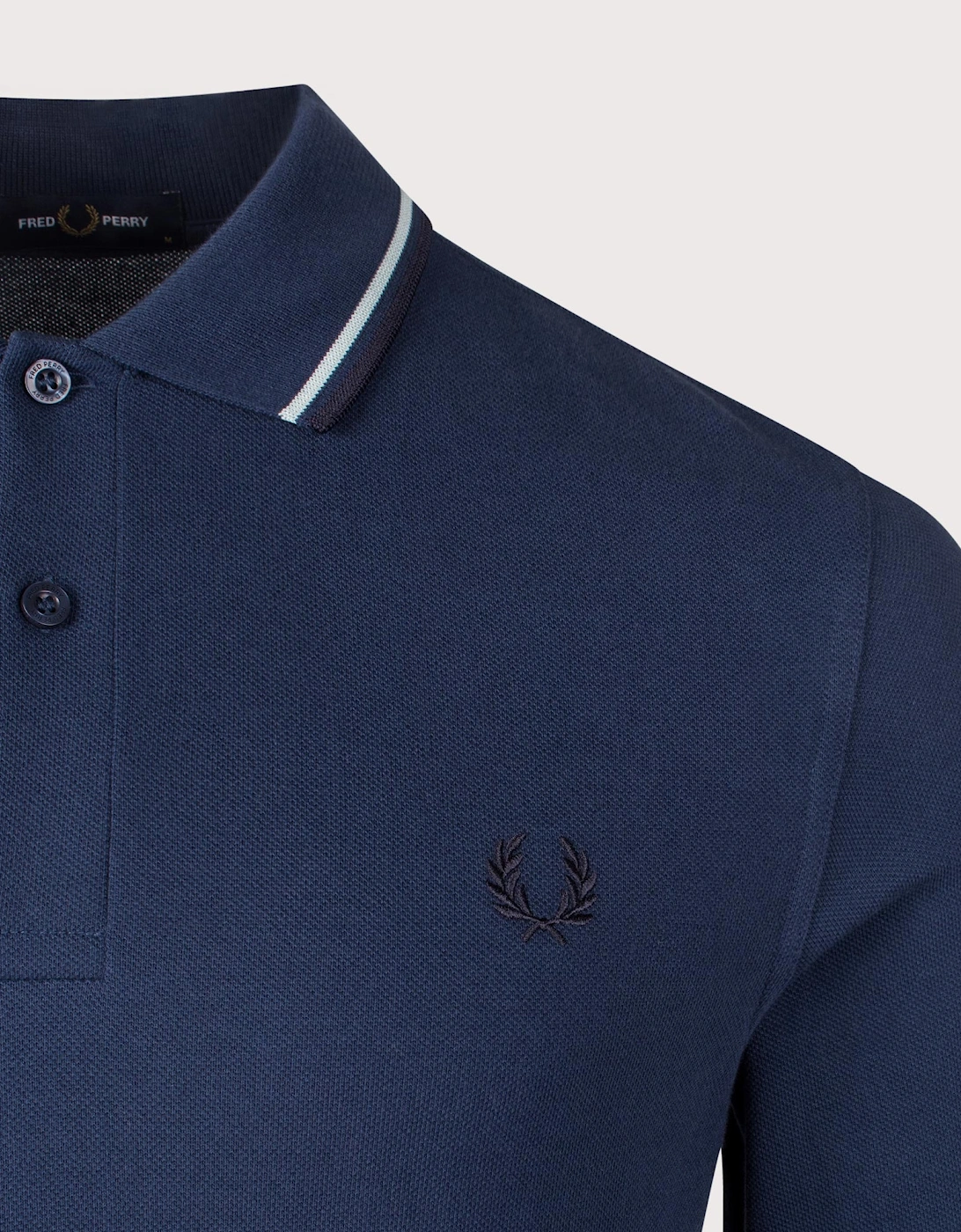 Long Sleeve Twin Tipped Polo Shirt