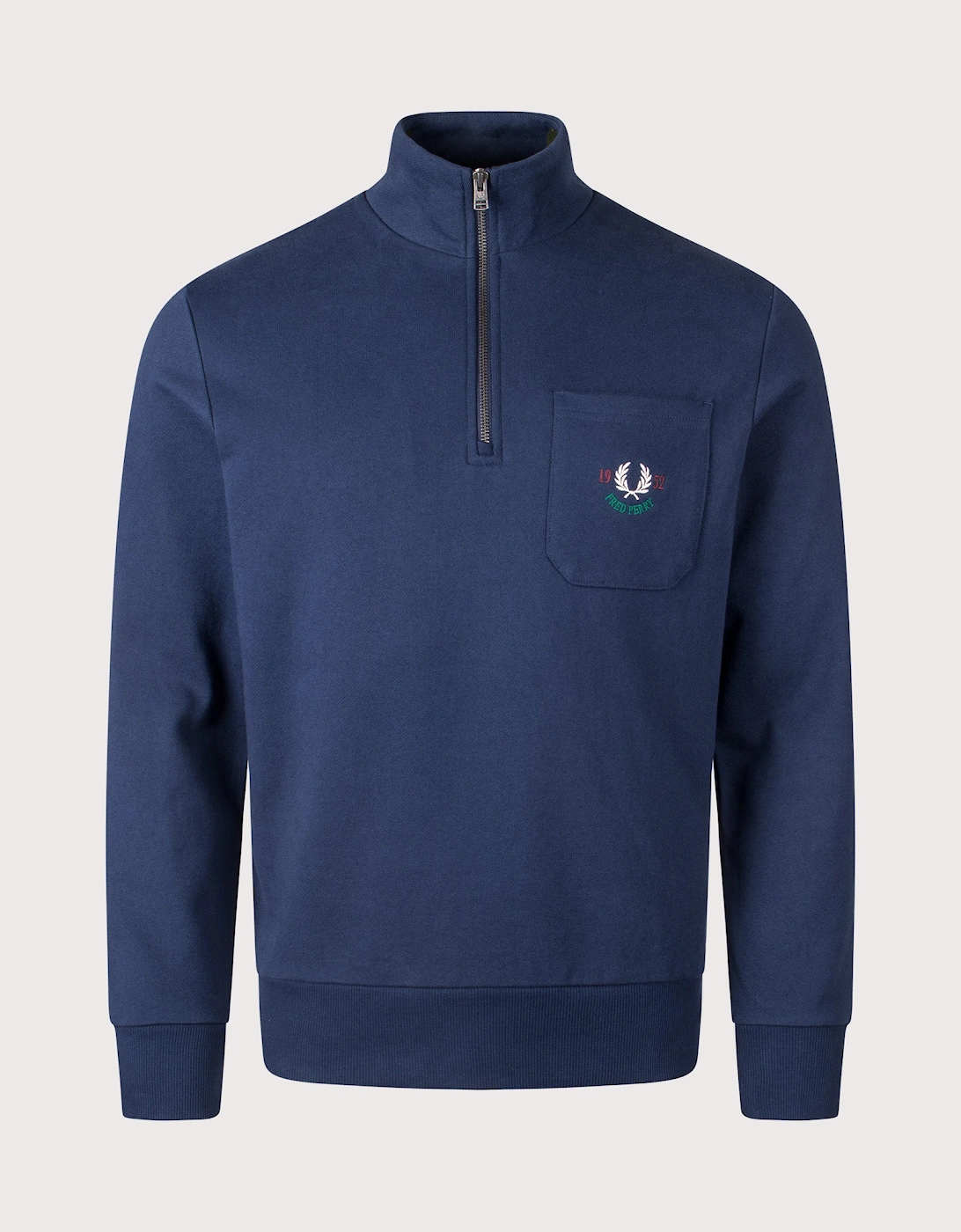 Embroidered Champion Quarter Zip Sweatshirt