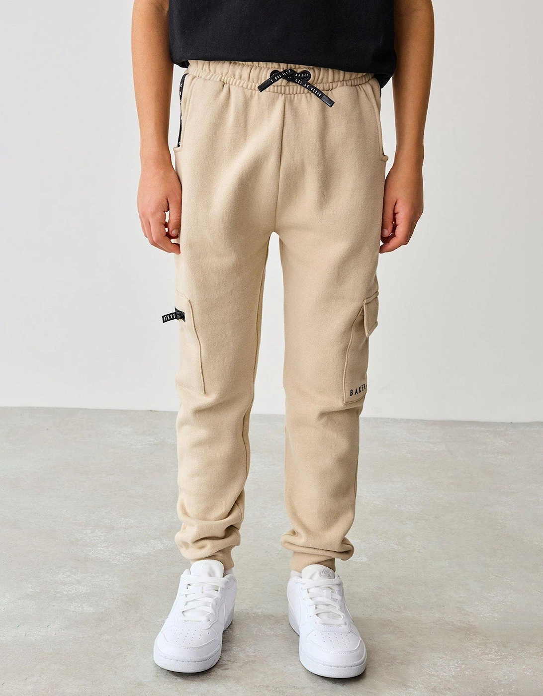 Boys Cargo Joggers - Beige, 6 of 5