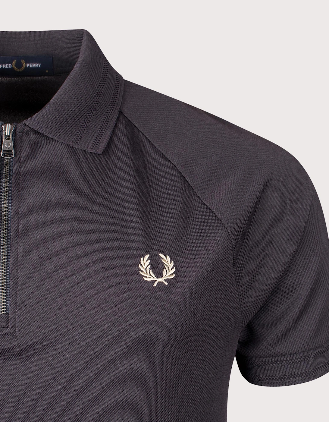 Zip Neck Polo Shirt