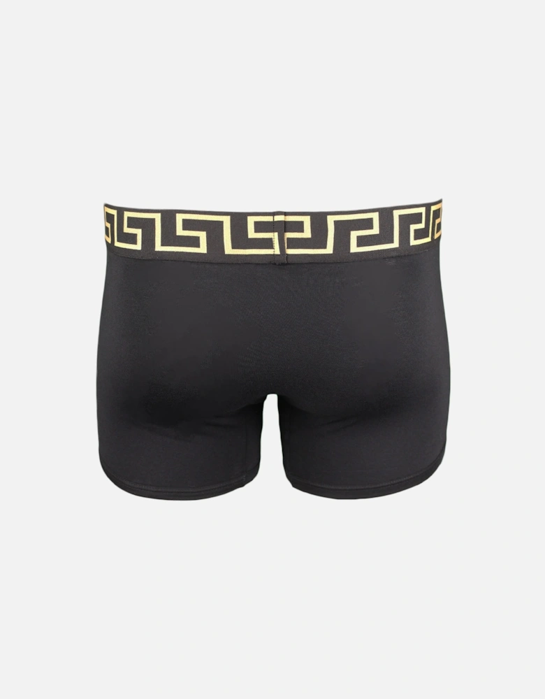 2-Pack Greca Border Boxer Briefs, Black