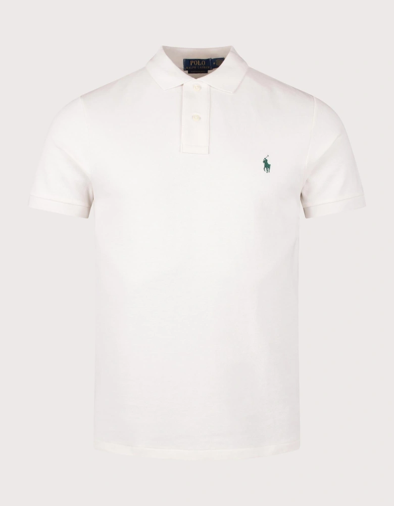 Custom Slim Fit Mesh Polo Shirt