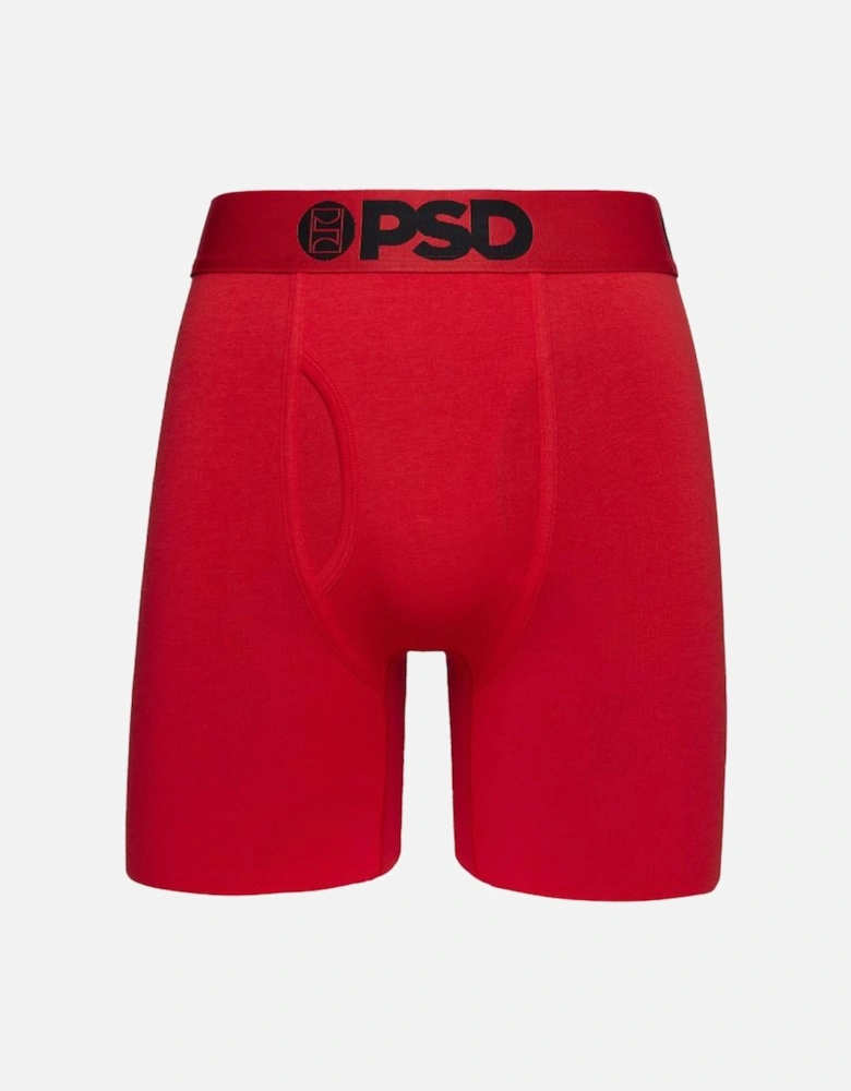 Men's Red Modal Solid 7" Boxer Brief