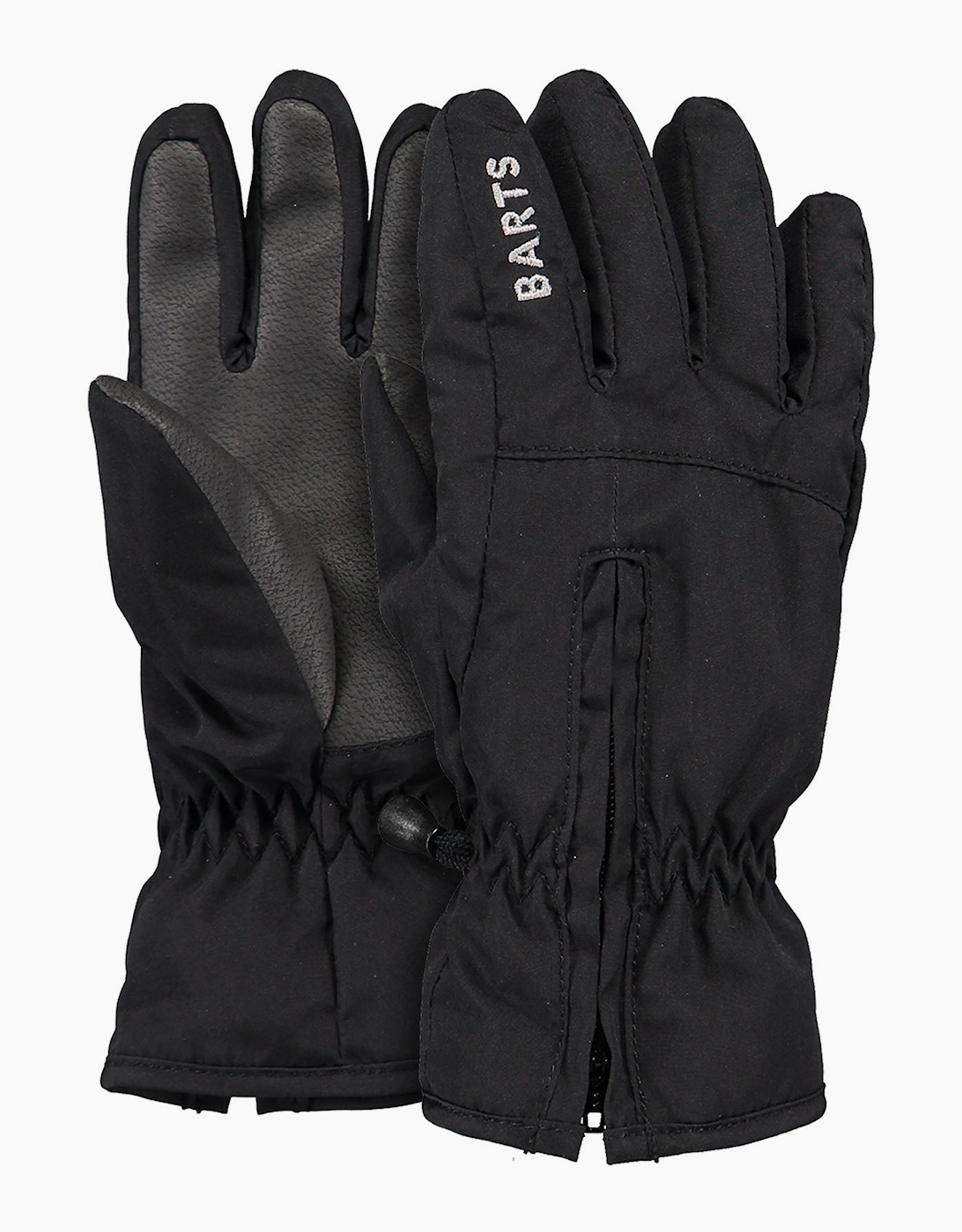 Barts Barts Kids Zipper Water Repellent Gloves - Black