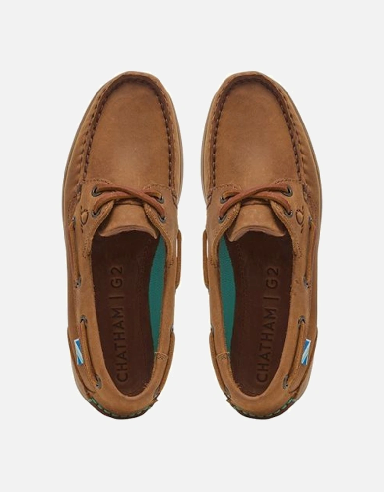 The Deck Lady G2 Boat Shoes Walnut