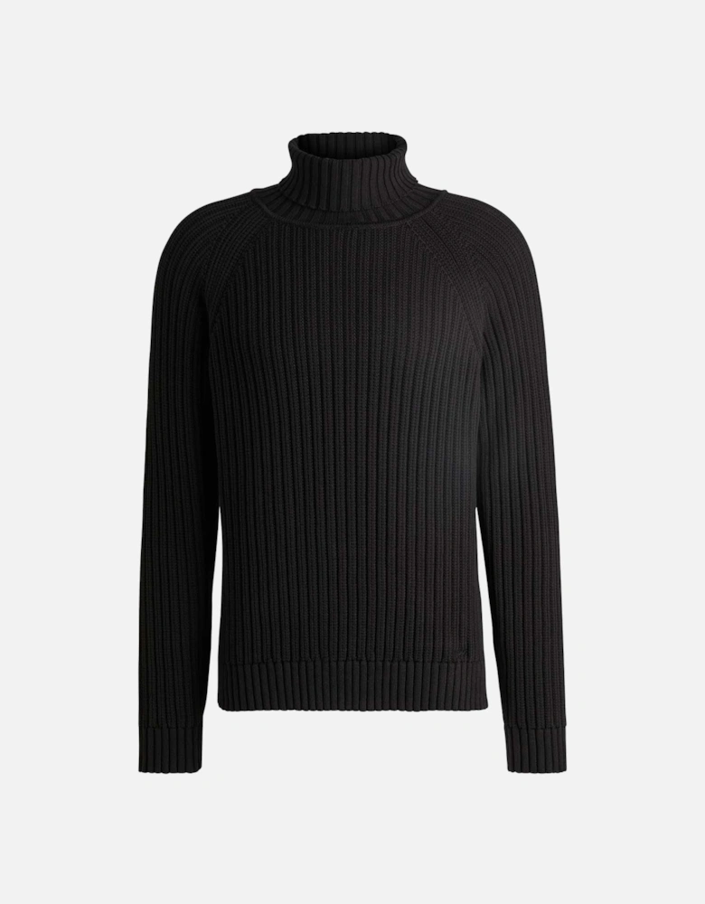 Sigur Rollneck Ribbed Cotton Sweater