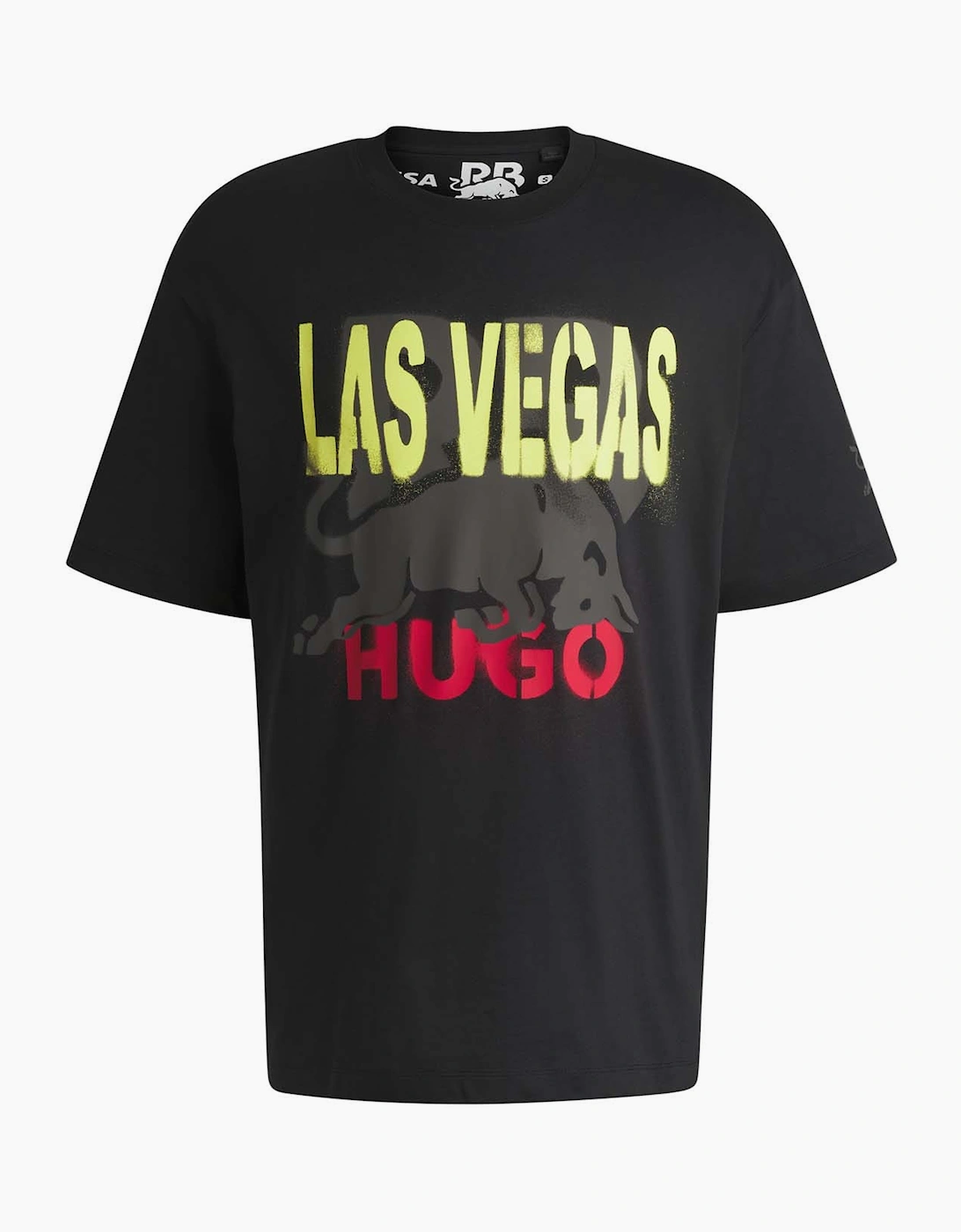 Hugo Boss Men's Las Vegas Special Artwork T-Shirt - Black - Size: 38