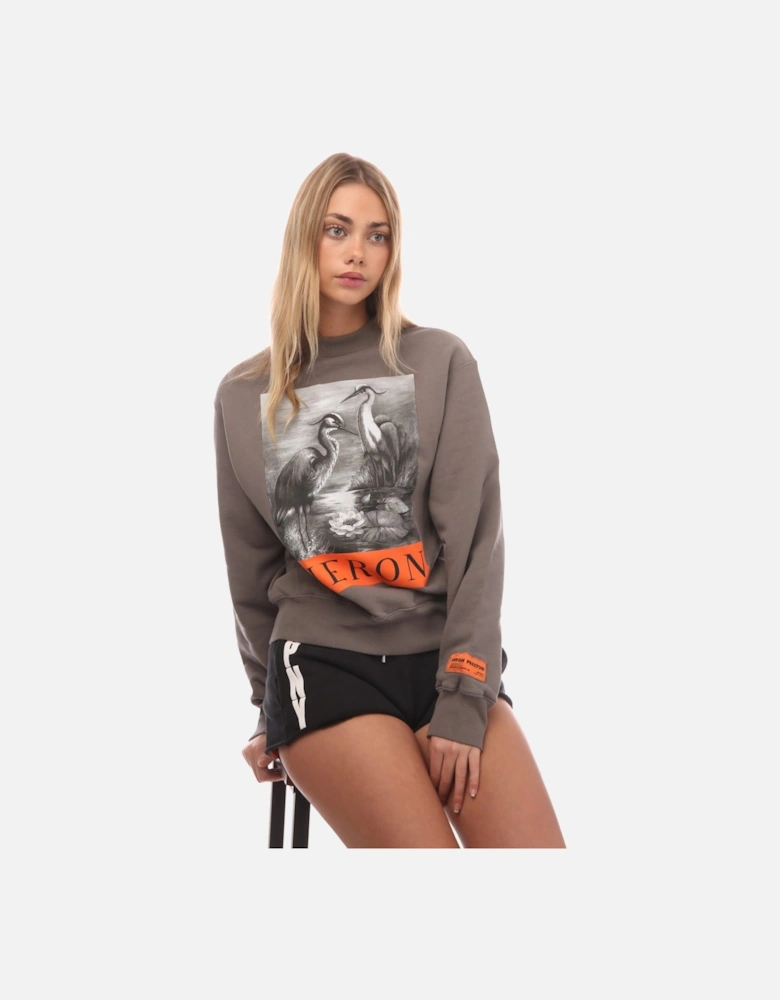 Heron BW Crewneck Sweatshirt