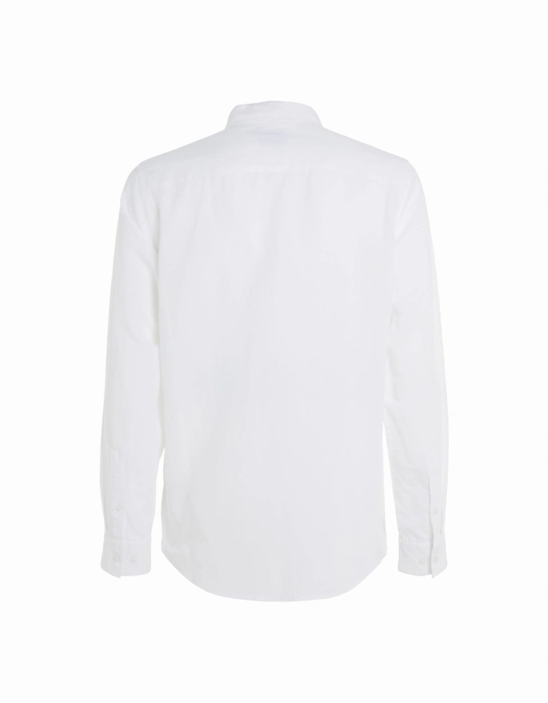 Regular-Fit Linen Cotton Shirt