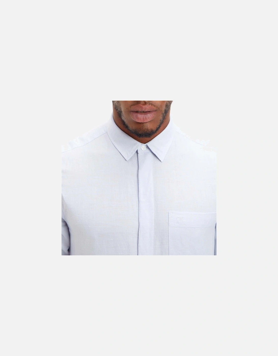 Regular-Fit Linen Cotton Shirt