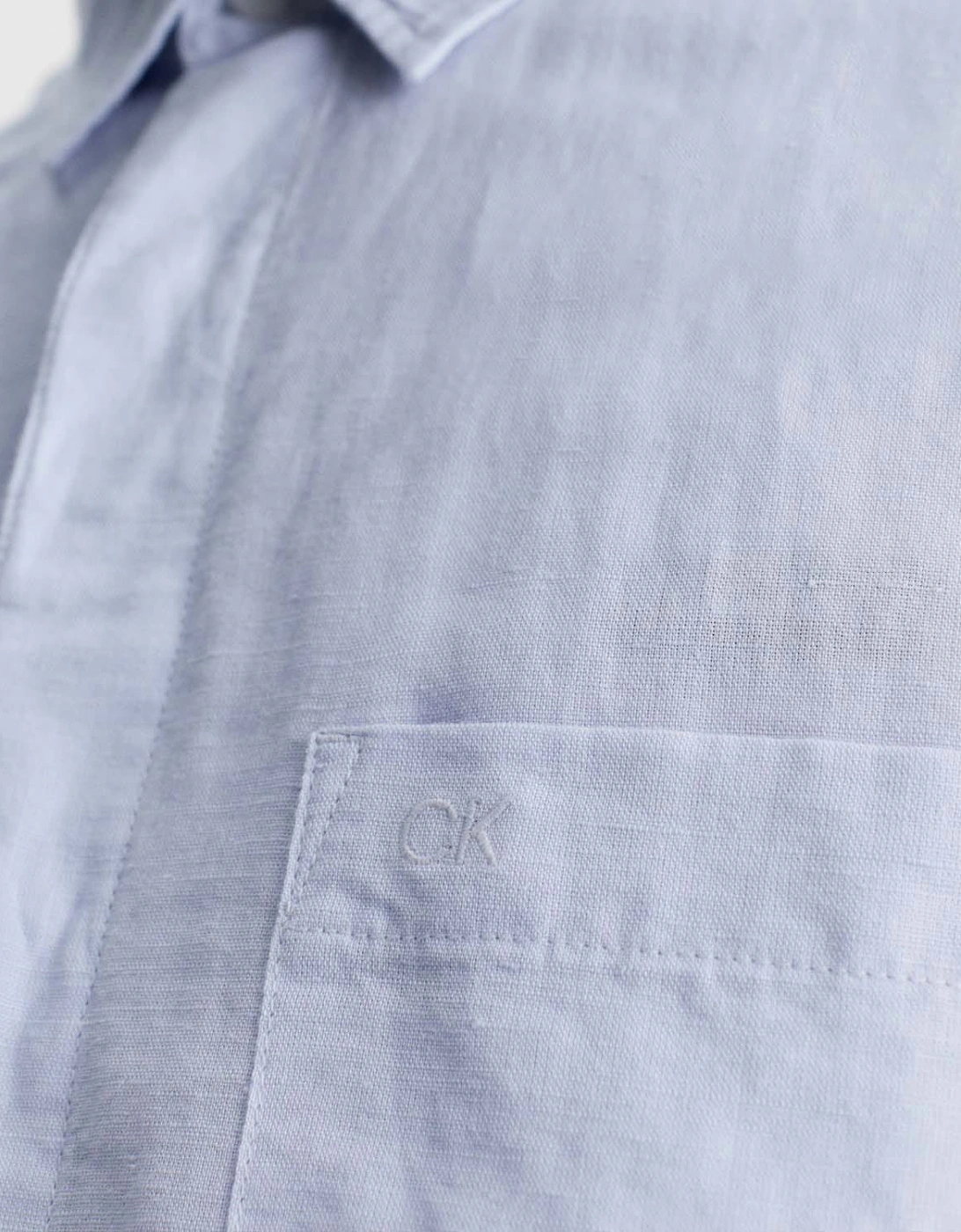 Regular-Fit Linen Cotton Shirt