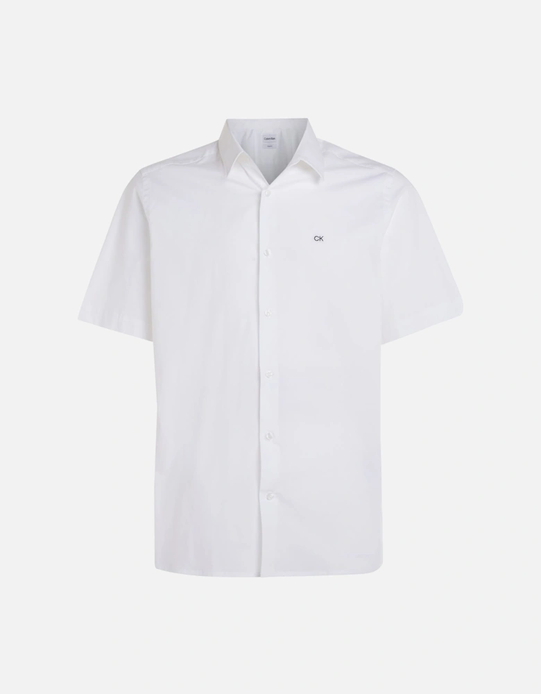 Poplin Stretch Short Sleeve Shirt