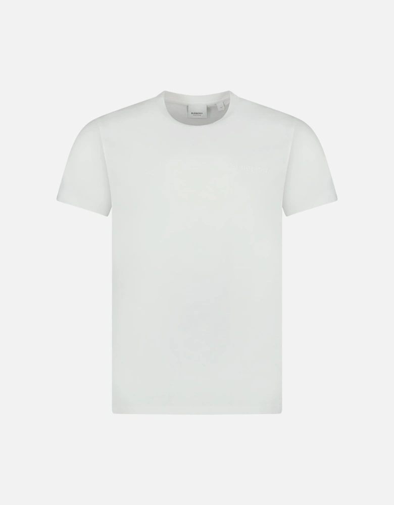 'Jenson' Crew Neck Logo T-Shirt White