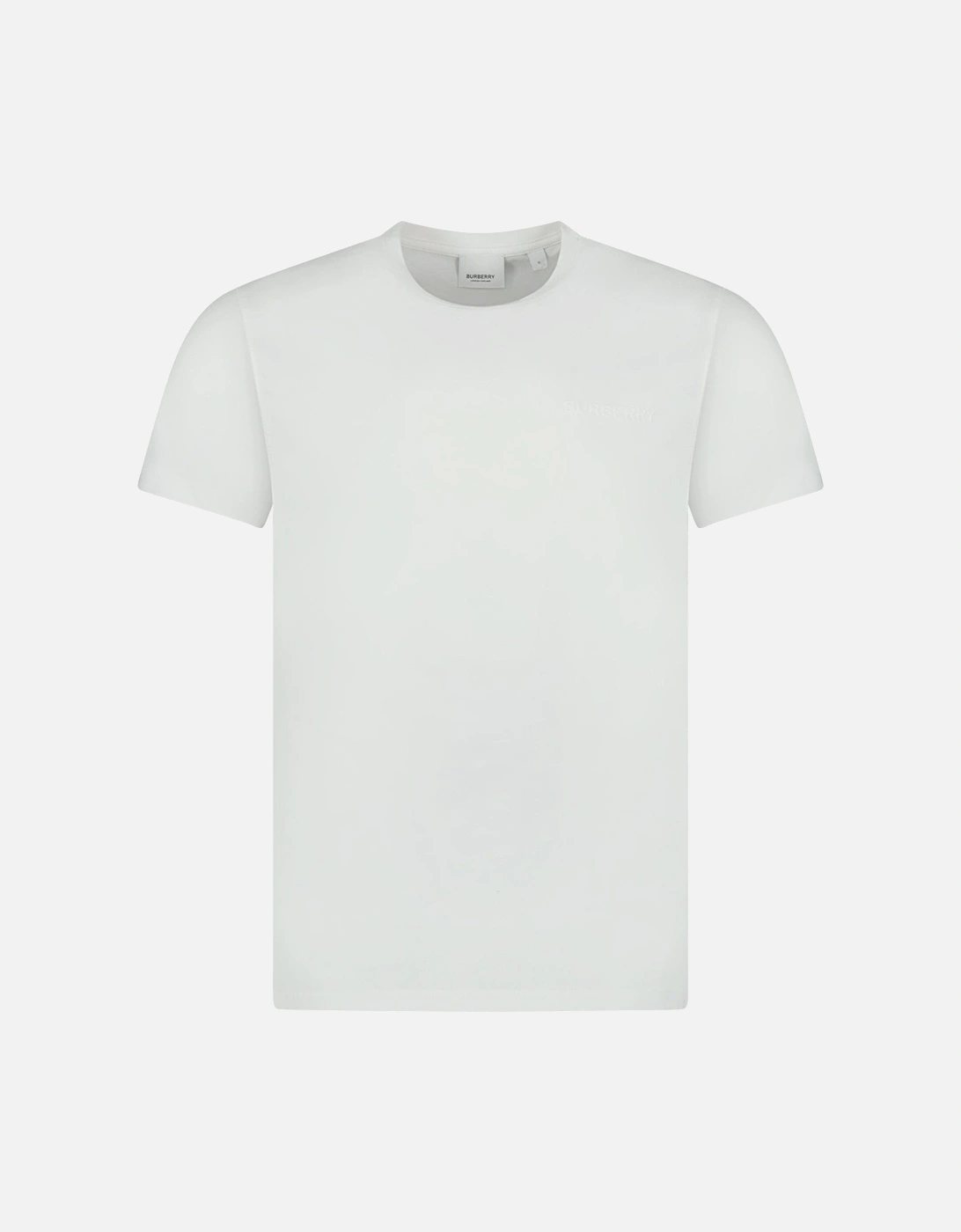 'Jenson' Crew Neck Logo T-Shirt White, 3 of 2