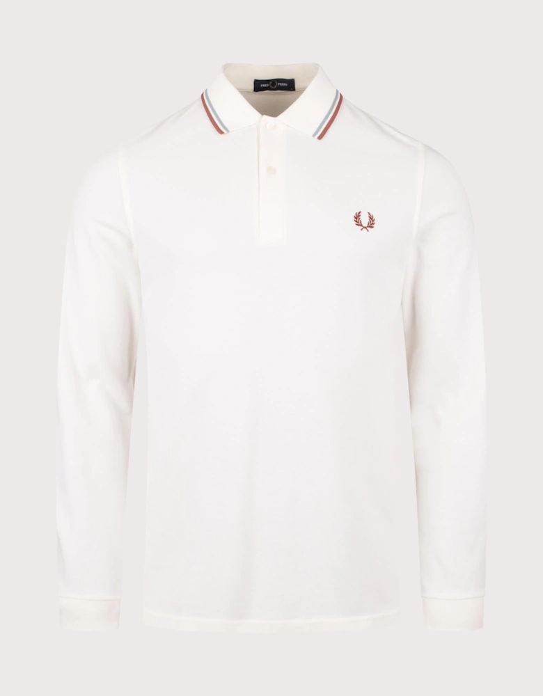 Long Sleeve Twin Tipped Polo Shirt