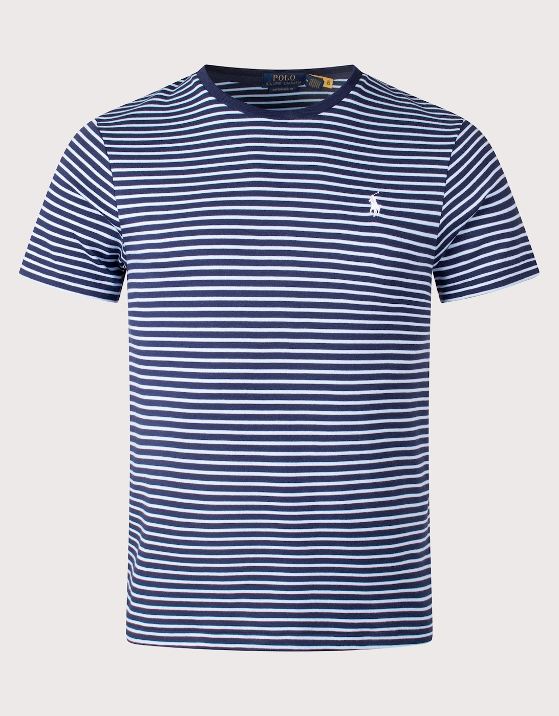 Custom Slim Striped Soft Cotton T-Shirt, 4 of 3