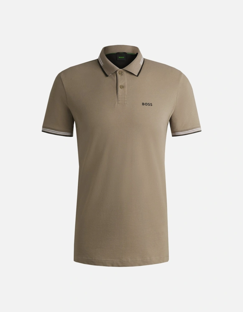 Men's Khaki Paul Polo Shirt