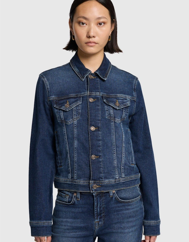 Classic Denim Trucker Jacket Cisco - Dark Blue