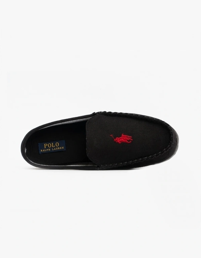 DALLINGTON MULE Mens Cotton Slippers Black