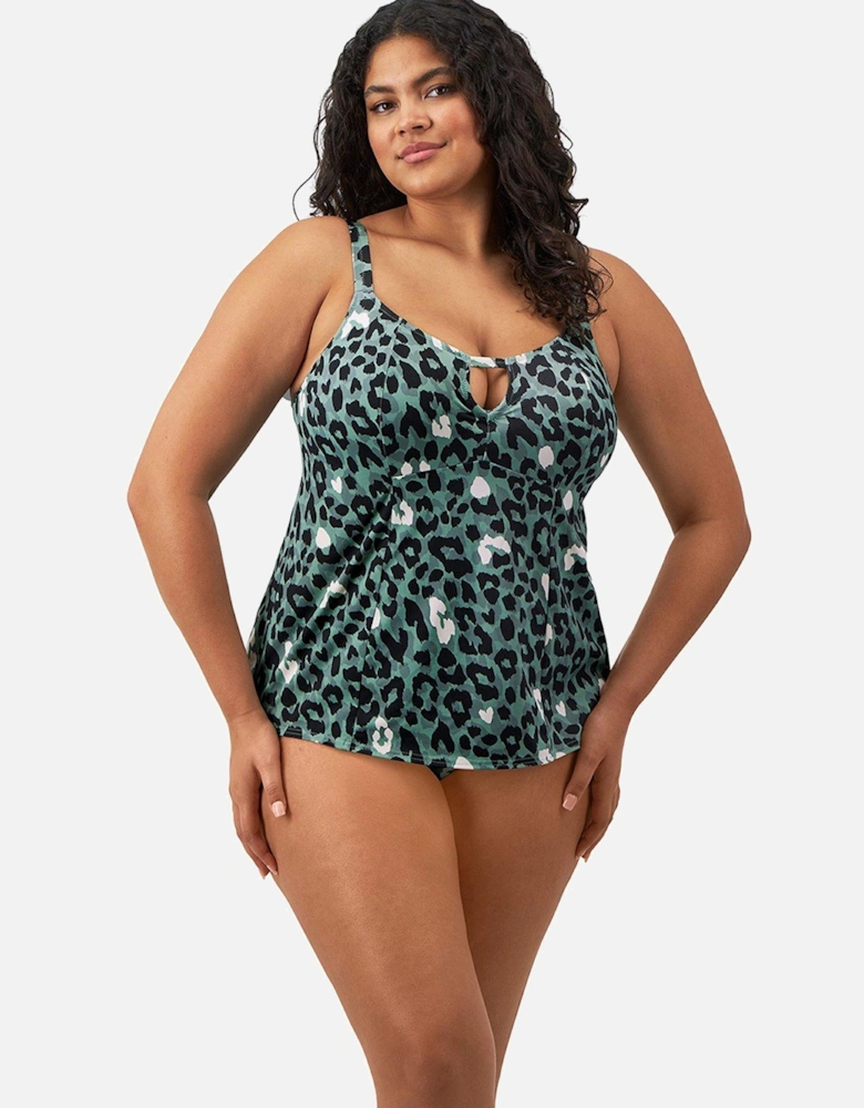 Non Wired Moulded Tankini Top - Multi