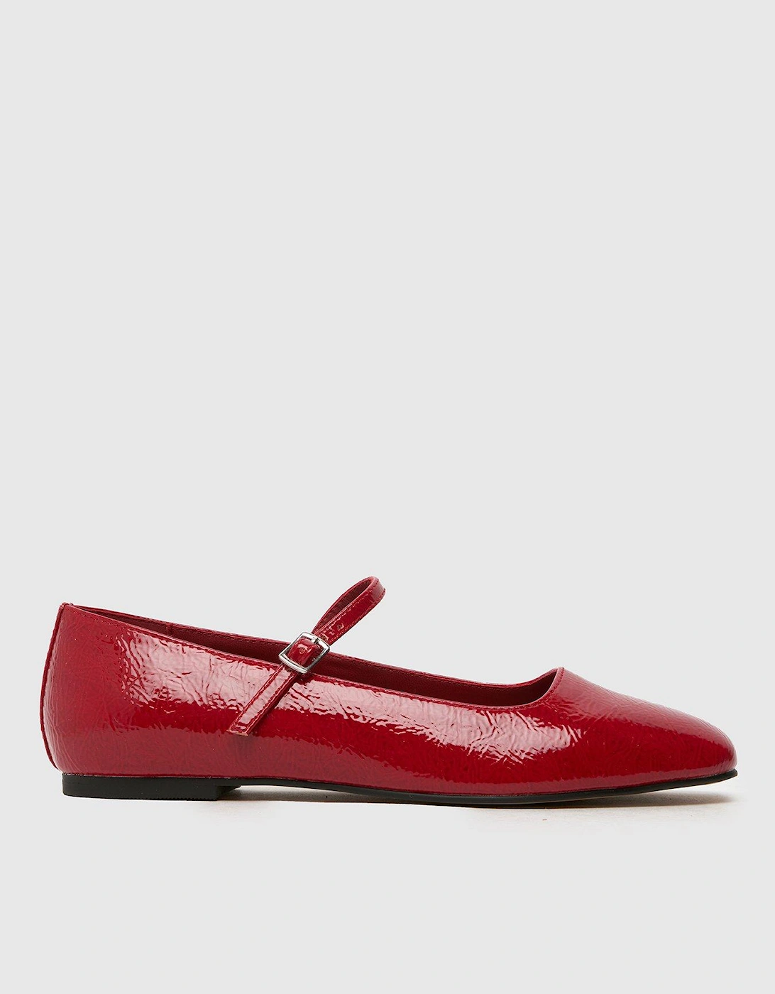 Lyra Mary Jane Ballerina Shoes - Red, 5 of 4