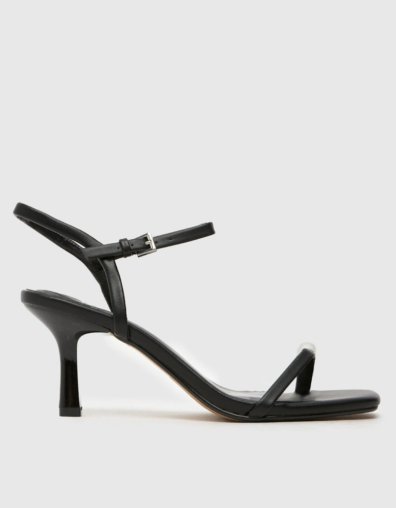 Susie Toe Loop High Heel - Black