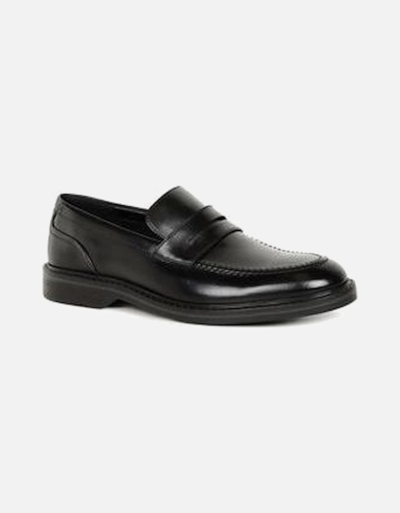 Aldwin Step in Black Leather