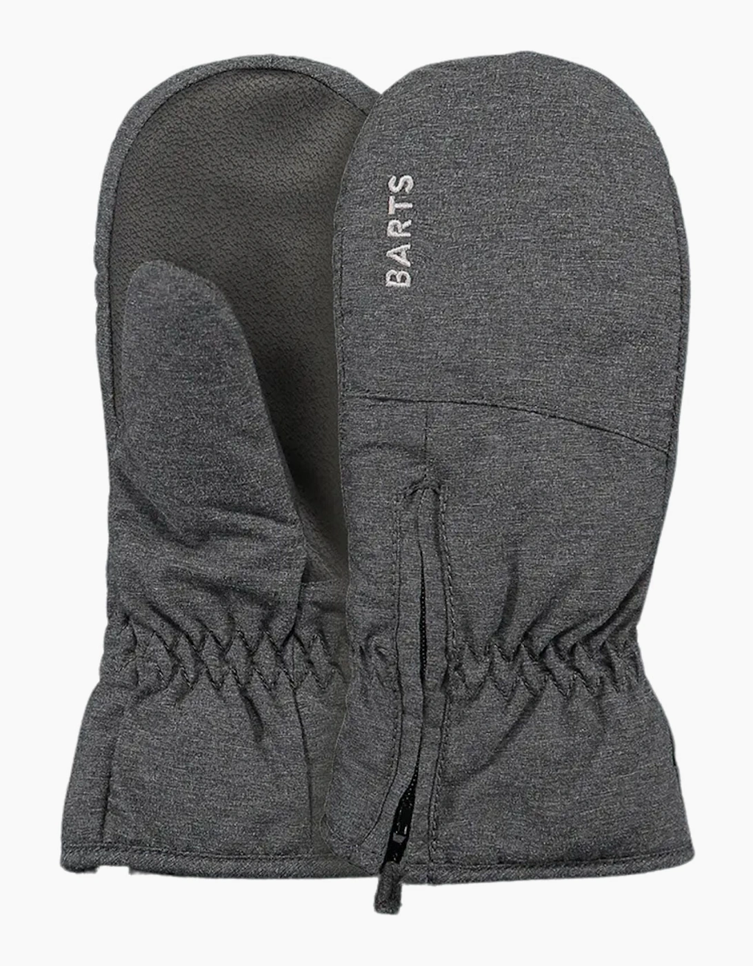 Barts Barts Kids Zipper Water Repellent Mittens - Grey