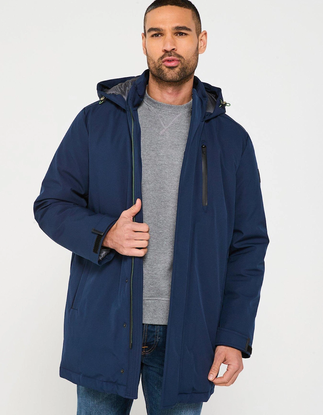 Soft Shell Tech Parka - Navy, 7 of 6