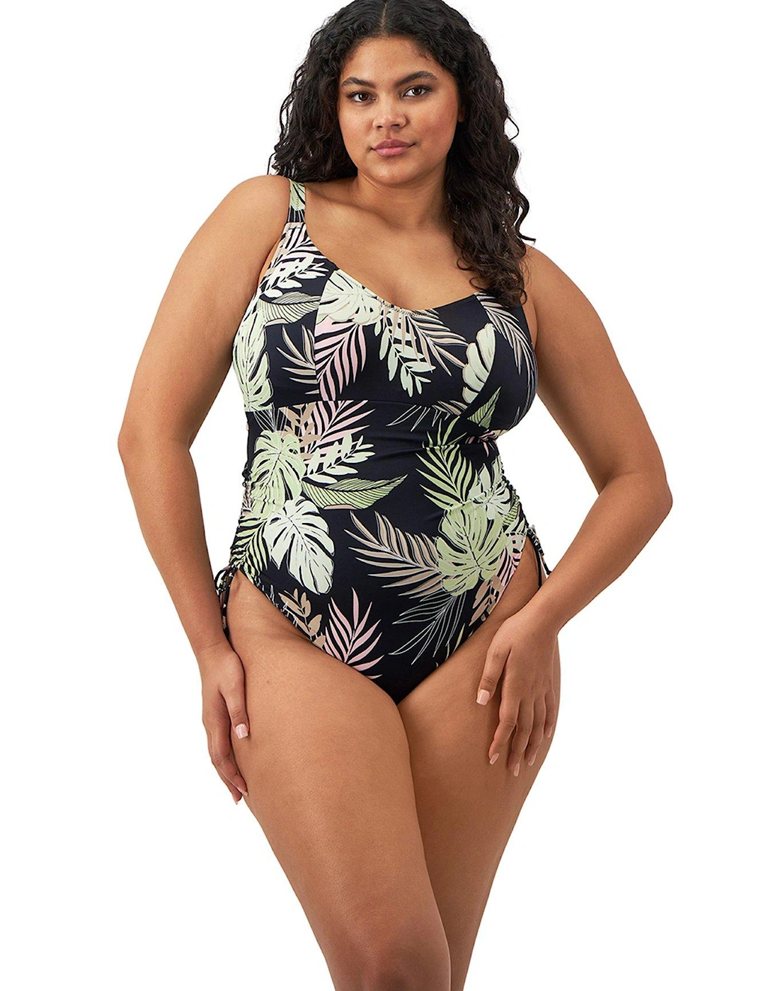 Tropical Retreat Non Wired Swimsuit - Multi, 5 of 4