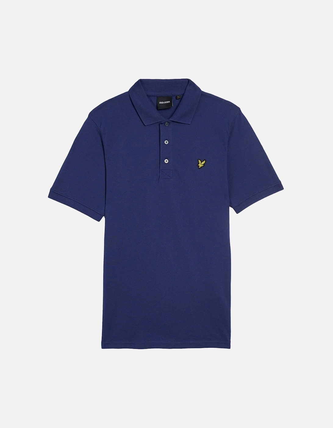 Lyle and Scott Mens Lyle & Scott Plain Polo Shirt - Navy - Size: 42/Regular - Love the Sales