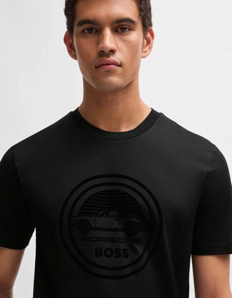 Porsche x BOSS Mercerised Cotton T-Shirt