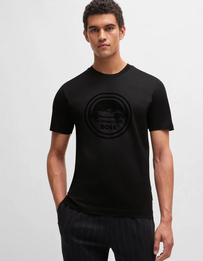 Porsche x BOSS Mercerised Cotton T-Shirt