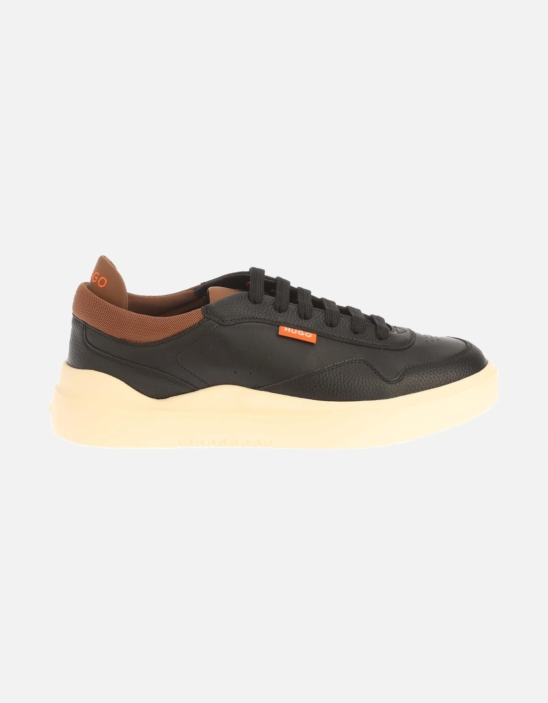 Leather Lace Up Trainers, 6 of 5