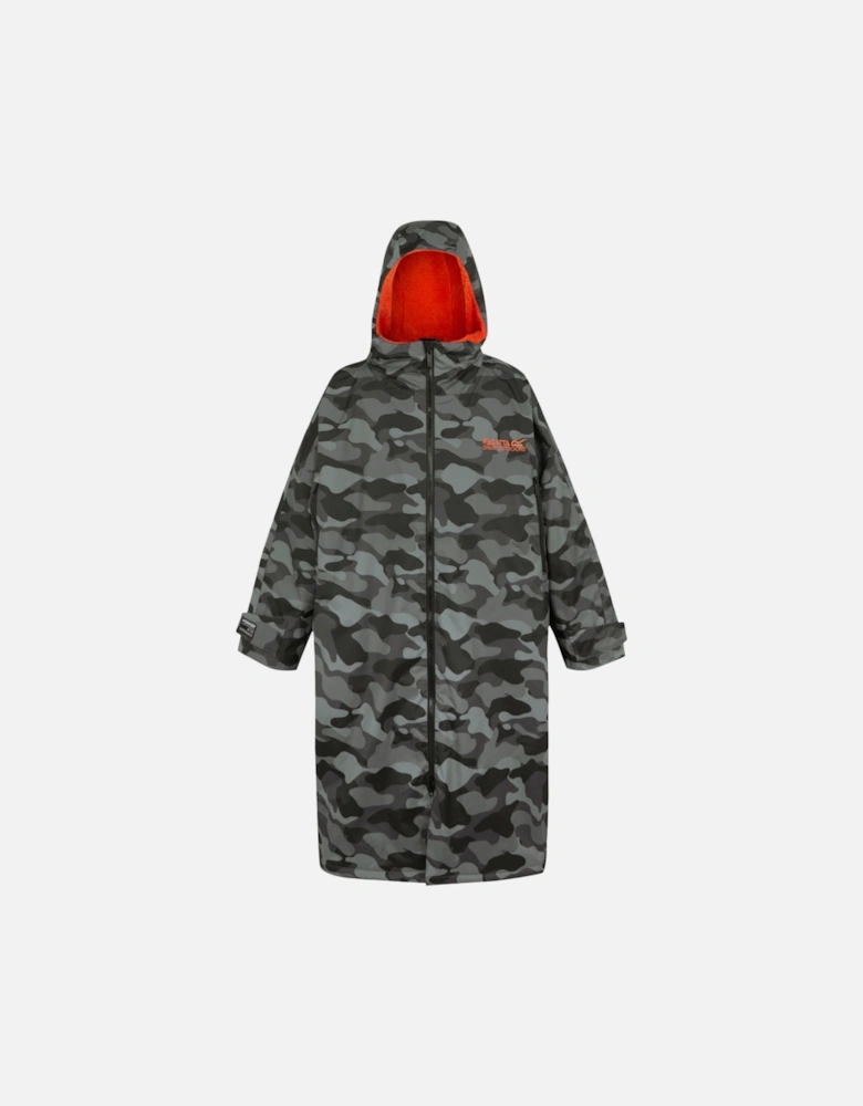 Adults Changing Robe Zip Fastening grey UK Size