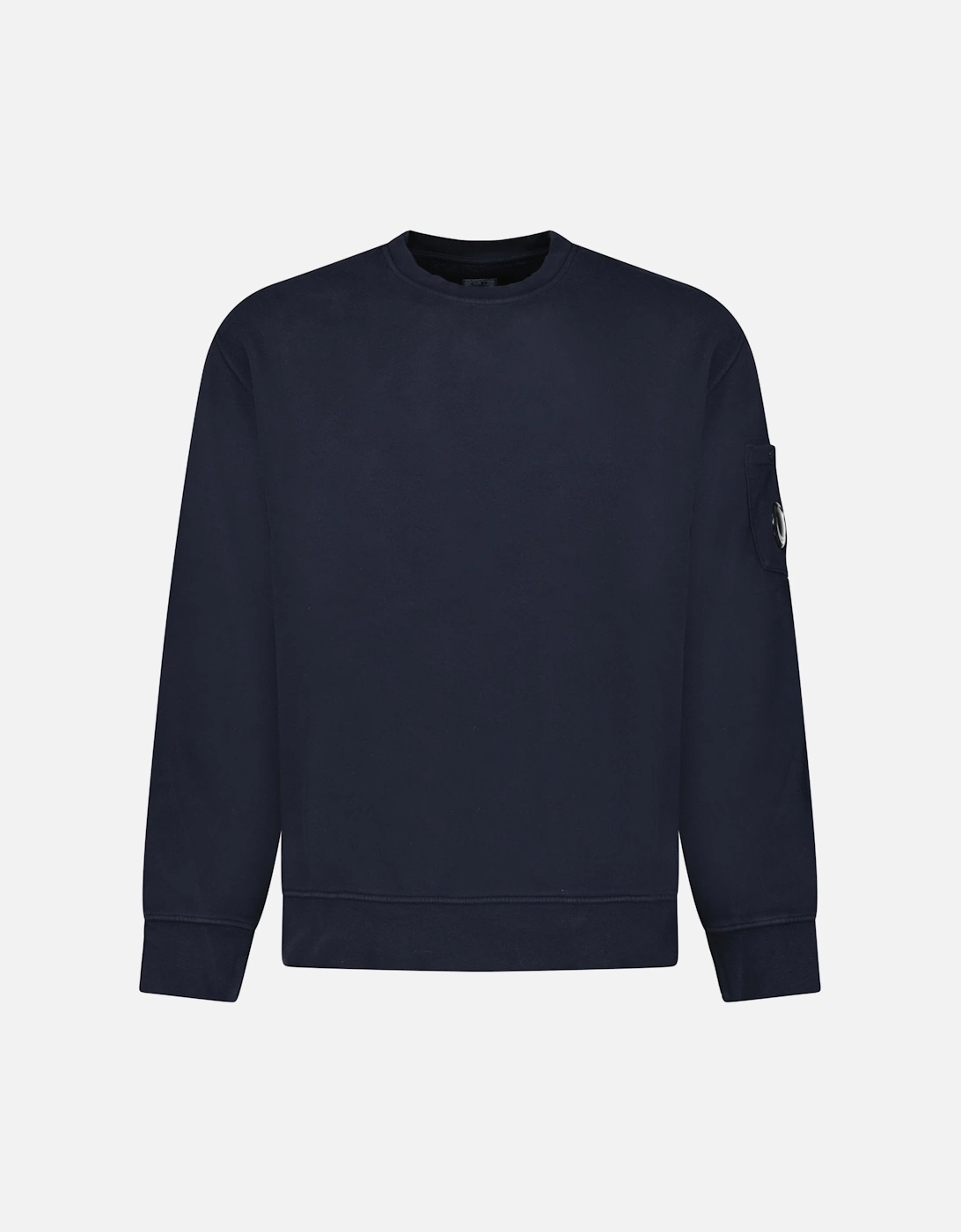 Brushed Emerized Arm Lens Diagonal Sweatshirt Navy, 4 of 3