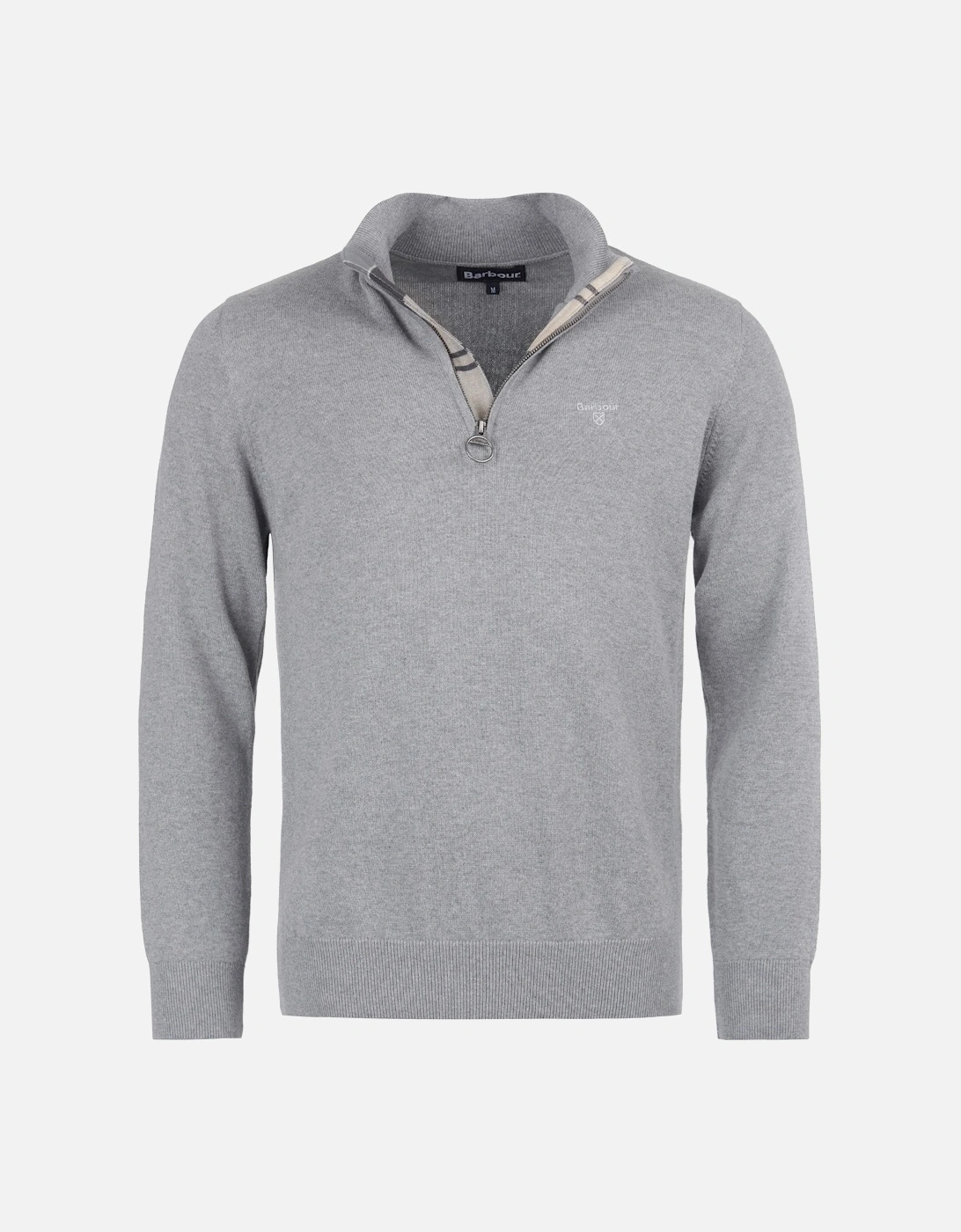 Cotton Mens Half Zip Jumper