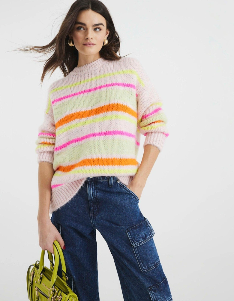 Stripe Jumper - Pink