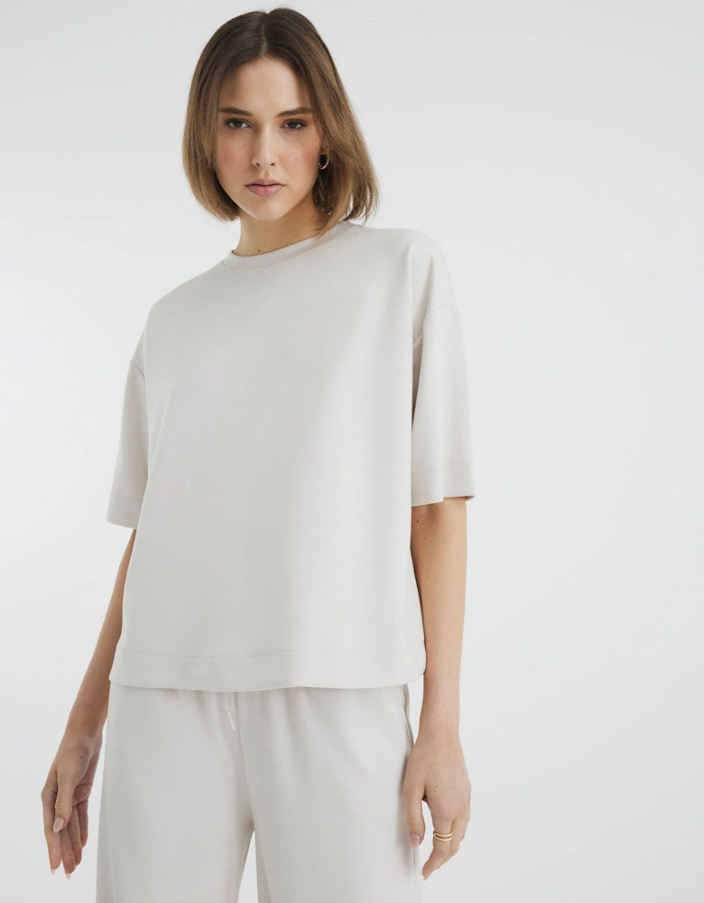 Boxy T-Shirt - Cream