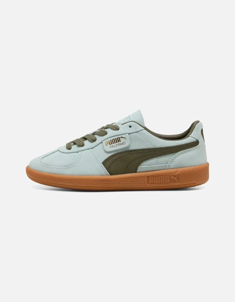 Palermo Leather Peaceful Blue/Loden Green Trainers